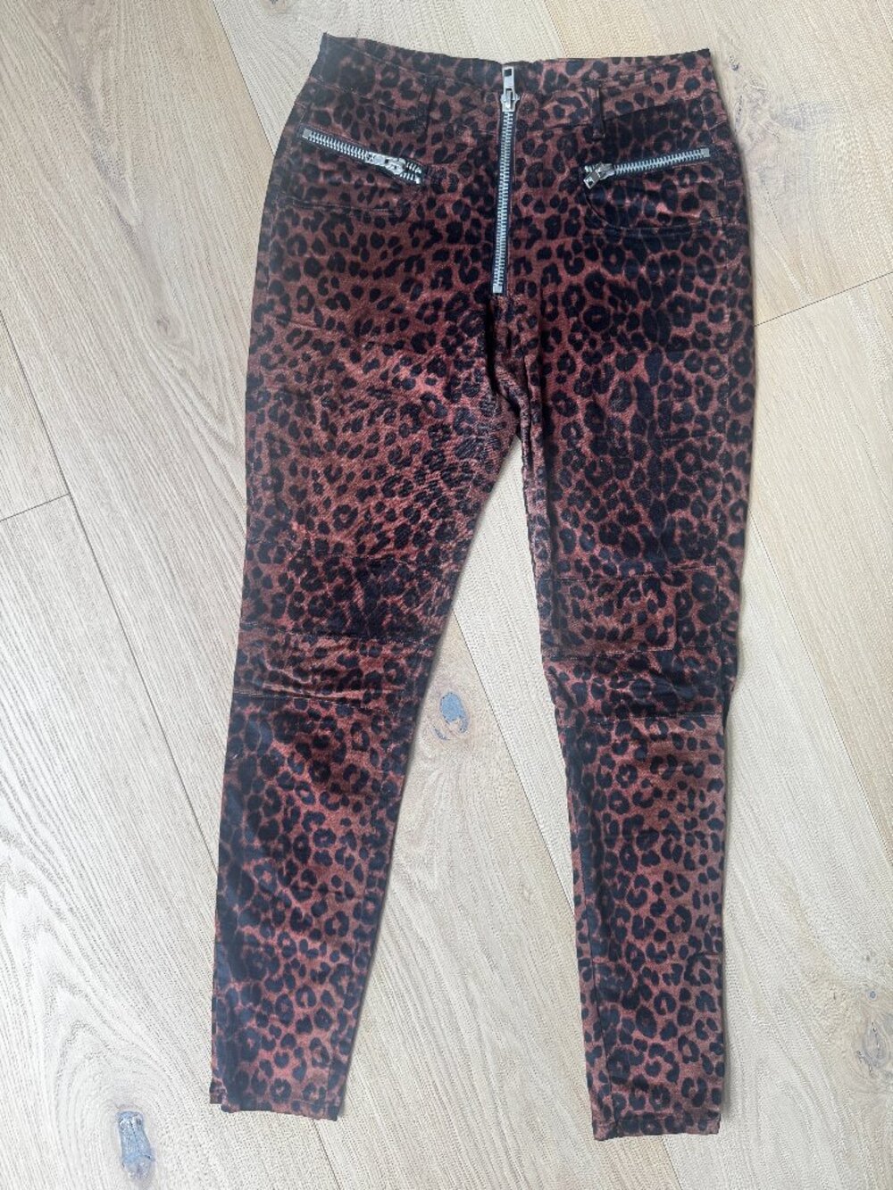 UNIF Leopard Axel Velvet Pants – Statement Piece (Read Description)